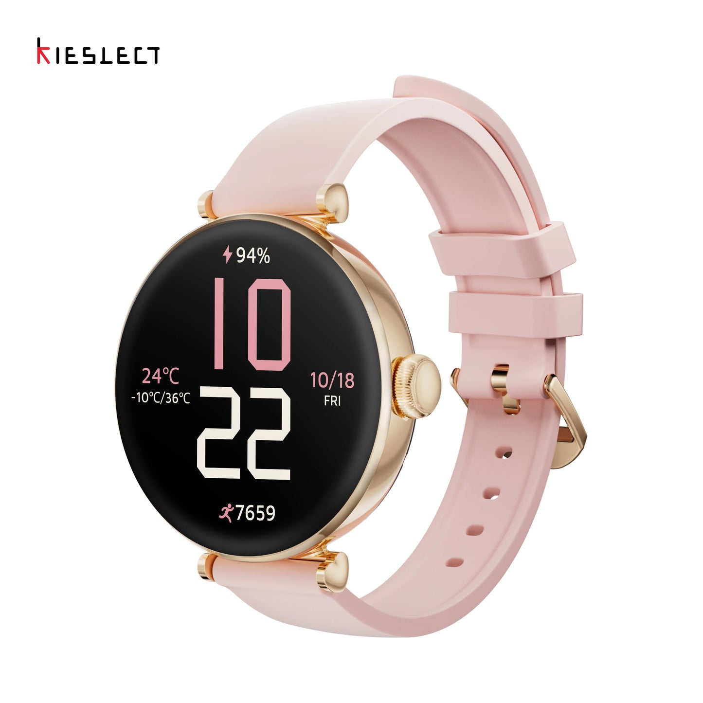 Smartwatch Kieslect Pura - Pantalla AMOLED 1.19", Gestión de Salud, Bluetooth 5.2 y Resistencia IP68