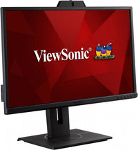 Monitor ViewSonic VG2440V 24" Full HD LED con Webcam Integrada y Micrófono, Negro