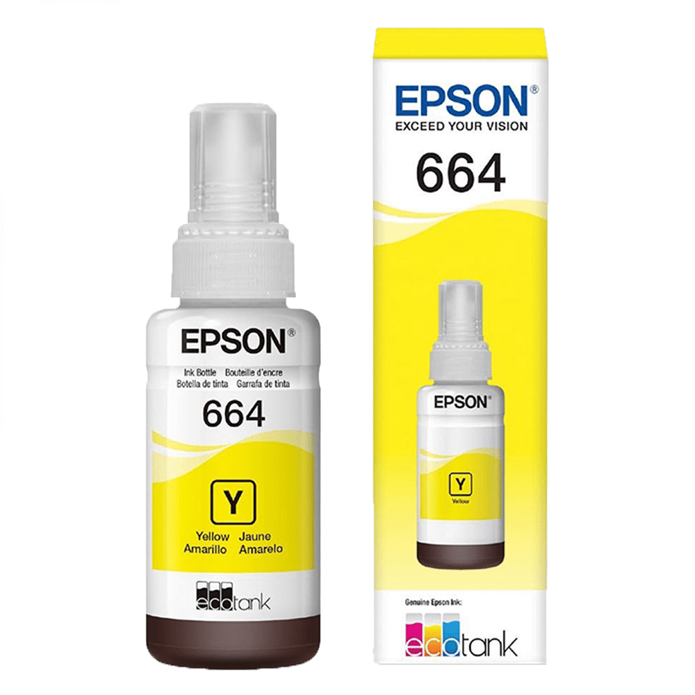 Epson T664 - Tinta Amarilla Original