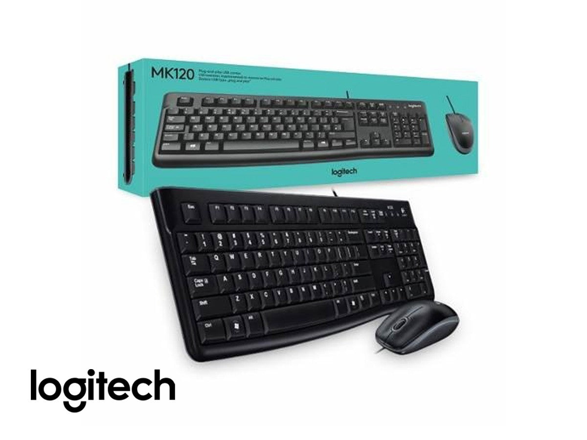 Logitech Desktop Mk120 - Juego De Teclado Y Ratón - Usb