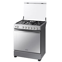 Cocina Samsung NX52T7522LS a Gas de 5 Quemadores, 30", Horno Dual, Acero Inoxidable