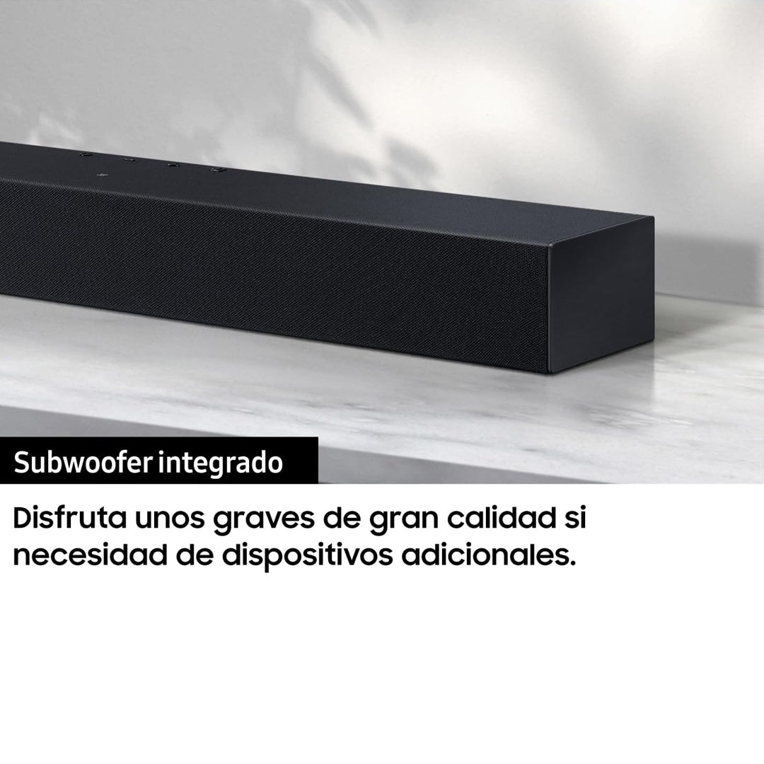 Barra de Sonido Samsung HW-C400/ZP, 2.0 Canales, Bluetooth, Sonido Envolvente