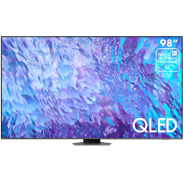 Smart TV Samsung QN98Q80CAPXPA de 98", QLED 4K, Quantum HDR 120 hz