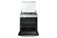 Cocina Samsung NX52T7522LS a Gas de 5 Quemadores, 30", Horno Dual, Acero Inoxidable