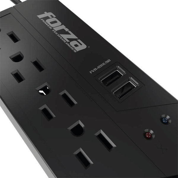 Forza Fvr Series Fvr-1011Usb - Regulador Automático De Voltaje - Ca 115 V