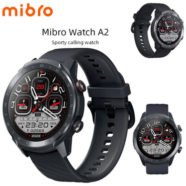 Smartwatch Mibro A2 Negro - Llamadas Bluetooth, 70 Modos Deportivos y Resistencia al Agua