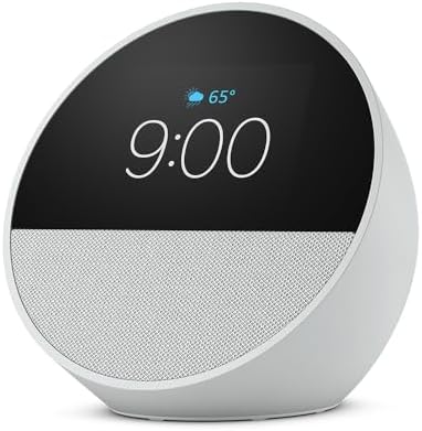 Parlante Inteligente Amazon Echo Spot con Reloj, Alarma, Alexa y Pantalla de 2.8"