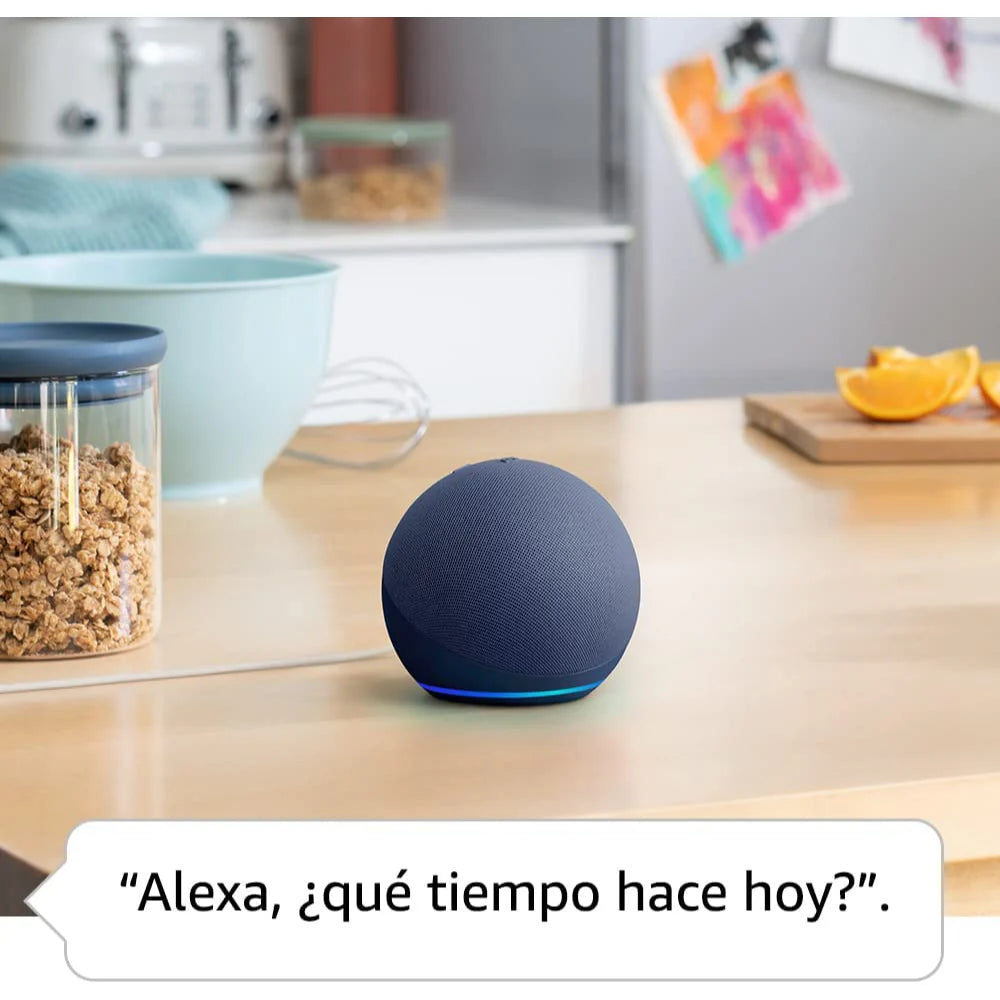 Parlante Inteligente Amazon Echo Dot (5ta Gen) con Alexa y Sensor de Temperatura