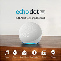 Parlante Inteligente Amazon Echo Dot (5ta Gen) con Reloj, Alexa y Sensor de Temperatura