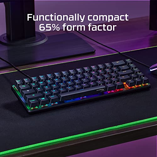 HyperX Teclado Mecánico Gamer Alloy Origins 65 - Retroiluminado RGB - Modelo 4P5D6Aa#Aba