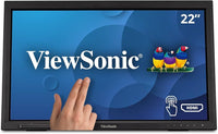 Monitor Táctil ViewSonic TD2223 22" LED Full HD con Pantalla Multitáctil de 10 Puntos, Negro