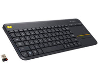 Logitech Wireless Touch Keyboard K400 Plus - Teclado Inalámbrico con Panel Táctil 920-004426