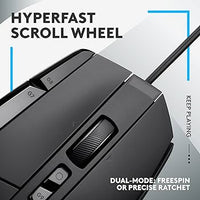 Logitech G502 X Wired Gaming Mouse - Lightforce Hybrid Optical-Mechanical Primary Switches, Hero 25K Gaming Sensor, Compatible With Pc - Macos/Windows 910-006136