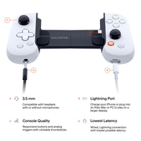 Control Sony Backbone One PlayStation Edition, Blanco