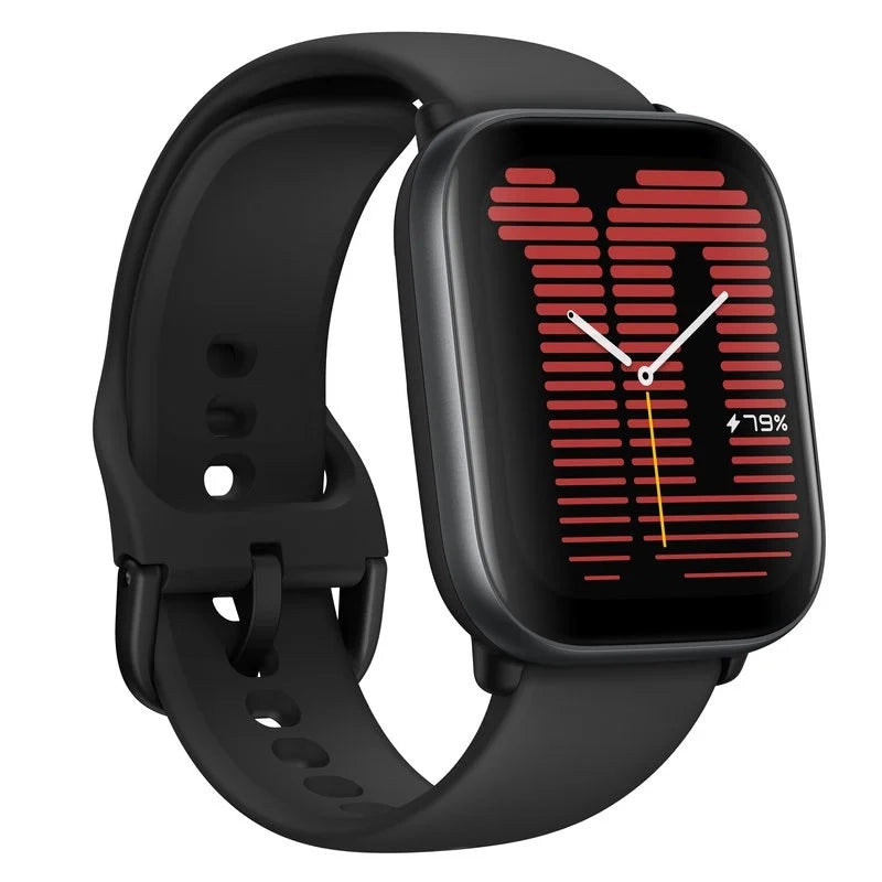 Smartwatch Amazfit Active Midnight con GPS, Llamadas Bluetooth, Pantalla AMOLED de 1.75", 120 Modos Deportivos