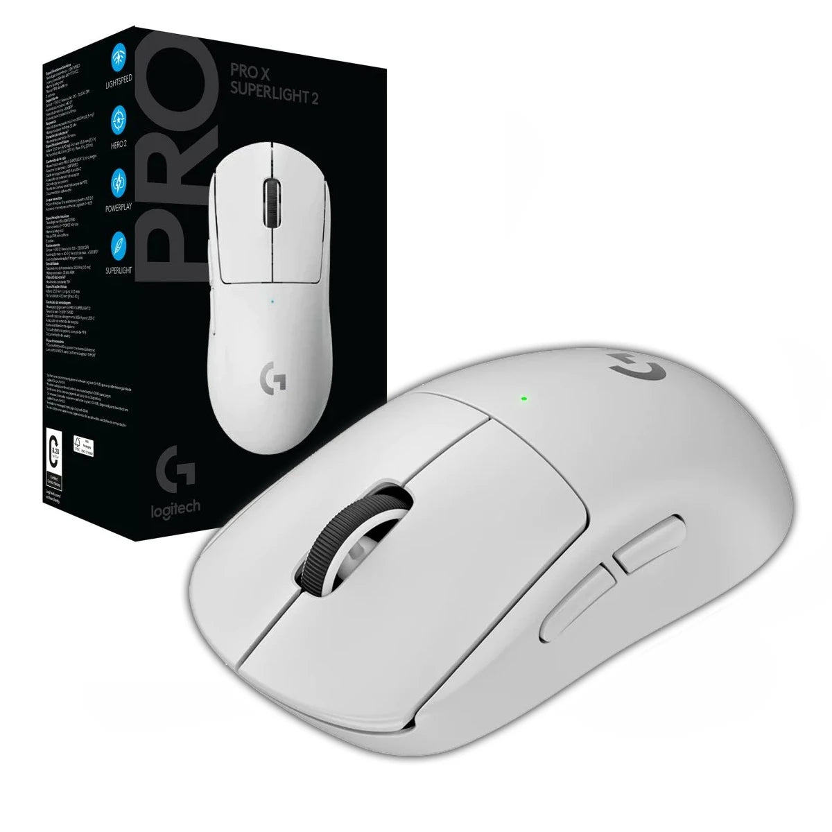 Logitech Pro X Superlight Wireless Gaming Mouse - Ratón - Óptico 910-005940