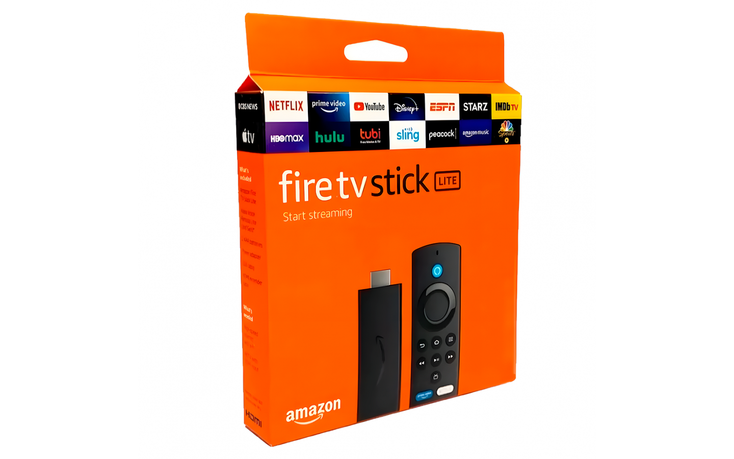 Streaming Amazon Fire TV Stick Lite con Alexa, 1080p, CPU 1.7GHz, 8GB, Wi-Fi AC, Control por Voz