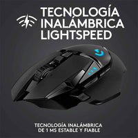 Logitech Wireless Gaming Mouse G502 Lightspeed - Ratón - Óptico 910-005565