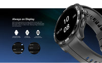 Smartwatch Kieslect Actor Negro - Pantalla AMOLED 1.6", GPS, Gestión de Salud y Batería 500mAh