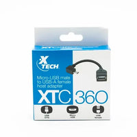 Xtech Xtc360 - Adaptador Para Cable De Datos - Usb Hembra A Micro-Usb Tipo B Macho