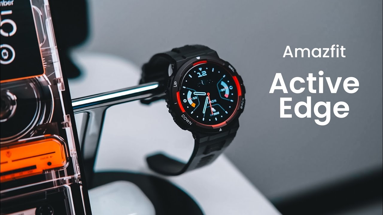 Smartwatch Amazfit Active Edge, GPS, Pantalla TFT de 1.32", 130 Modos Deportivos