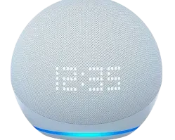 Parlante Inteligente Amazon Echo Dot (5ta Gen) con Reloj, Alexa y Sensor de Temperatura