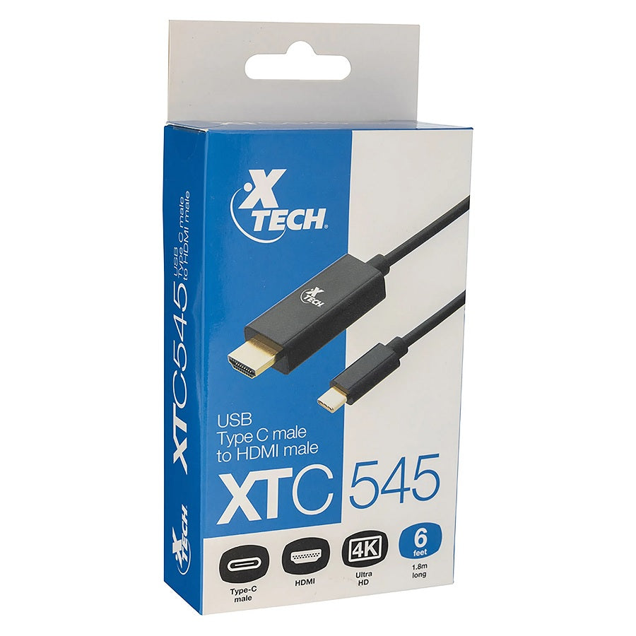 Xtech Cable Usb Type C (M) To Hdmi (M) Xtc-545