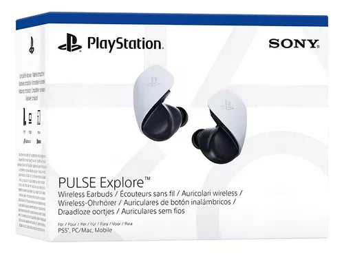 Auricular Inalámbrico Sony PS5 Pulse Explorer, Blanco