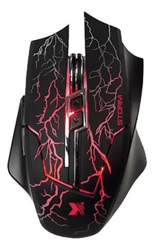 Xtech Mouse para Gaming Xtech XTM-510 Bellixus USB - Resolución Ajustable de hasta 2400 PPP - Luces LED de 3 Colores