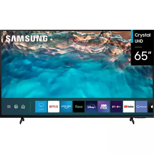 Smart TV Samsung UN65BU8000PCZE de 65", UHD 4K, Pantalla LED, HDR