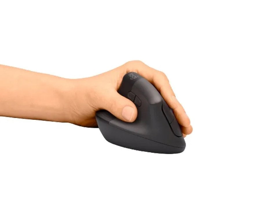 Logitech Lift Left Vertical Ergonomic Mouse - Ratón Vertical - Ergonómico 910-006467