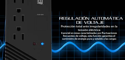 Forza Fvr Series Fvr-1011 - Regulador Automático De Voltaje (Montaje En Pared) - Ca 115 V