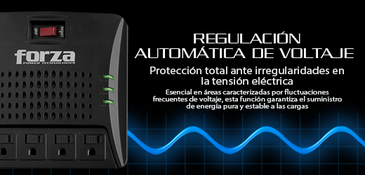 Forza Fvr Series Fvr-3001 - Regulador Automático De Voltaje - Ca 110/120 V