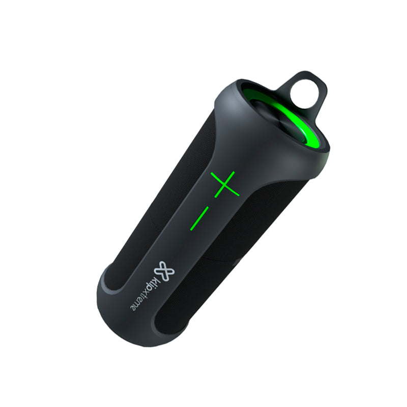 Klip Xtreme Port TWS Audio KBS-800 - Parlante Bluetooth - Negro con Detalles Verdes