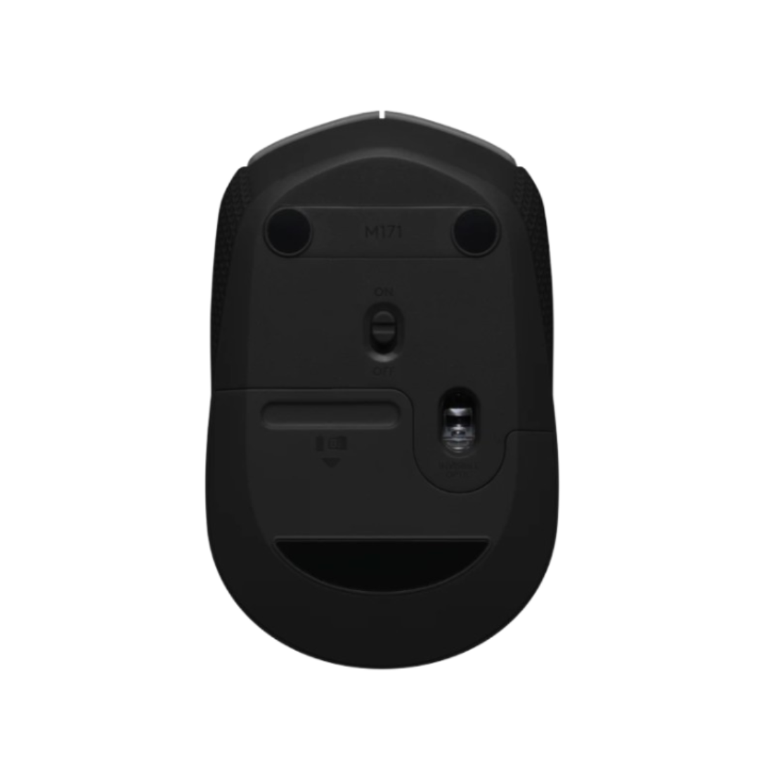 Logitech M170 Wireless Mouse, Ambidextrous, Off-White - Ratón - Diestro Y Zurdo 910-006864