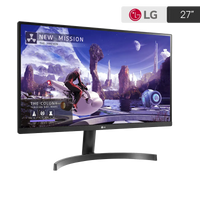 LG Monitor LED 27" QHD 27QN600-B - Resolución 2560 x 1440