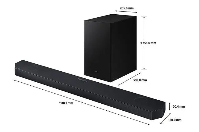 Q-Series Barra de Sonido 3.1.2 ch HW-Q700D