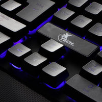 Xtech Teclado para Gaming XTK-510S - Español - Iluminación LED Multicolor con Efectos de Luz