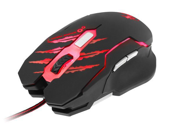 Xtech Mouse para Gaming Xtech XTM-610 Lethal Haze - Resolución Ajustable de hasta 3200 PPP - Luces LED de 4 Colores