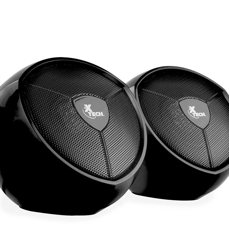 Parlantes Xtech XTS-111 2.0 Canales con Conexión USB, Negro