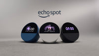 Parlante Inteligente Amazon Echo Spot con Reloj, Alarma, Alexa y Pantalla de 2.8"