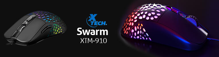 Xtech Swarm Xtm-910 - Ratón - Diestro