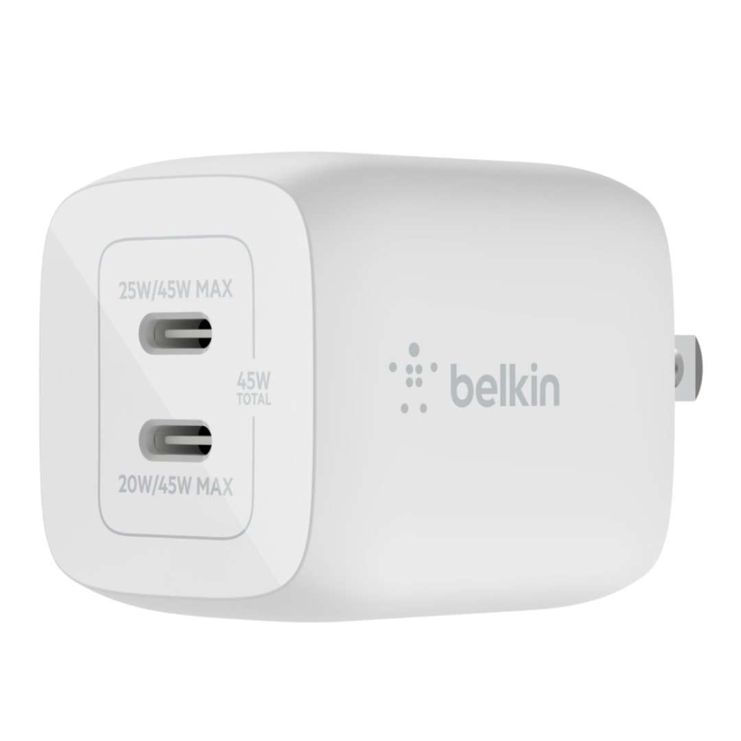 Belkin - Adaptador De Corriente - Tecnología Pps Y Gan Wch011Dqwh