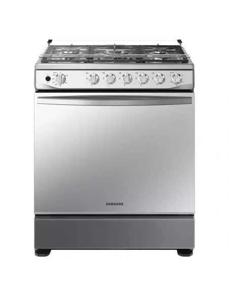 Cocina Samsung NX52T7522LS a Gas de 5 Quemadores, 30", Horno Dual, Acero Inoxidable