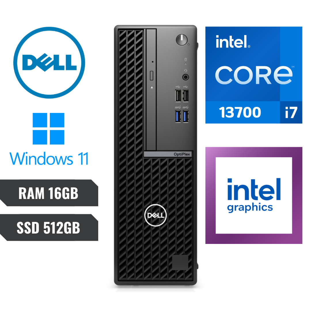 Dell OptiPlex Small Form Factor - Intel Core i7-13700, 16GB RAM, 512GB SSD, Windows 11 Pro, Español