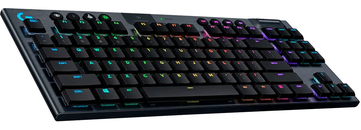 Logitech G915 TKL Tenkeyless Lightspeed Wireless RGB Gaming - Teclado Mecánico con Retroiluminación