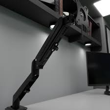 Klip Xtreme Desktop to Monitor Mounting Kit - Soporte Neumático para Monitores de 17-27"