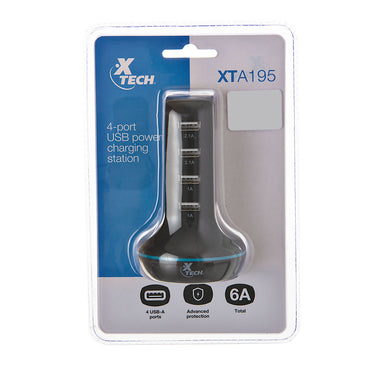 Xtech - Charging Station - 4-Port Usb Xta-195