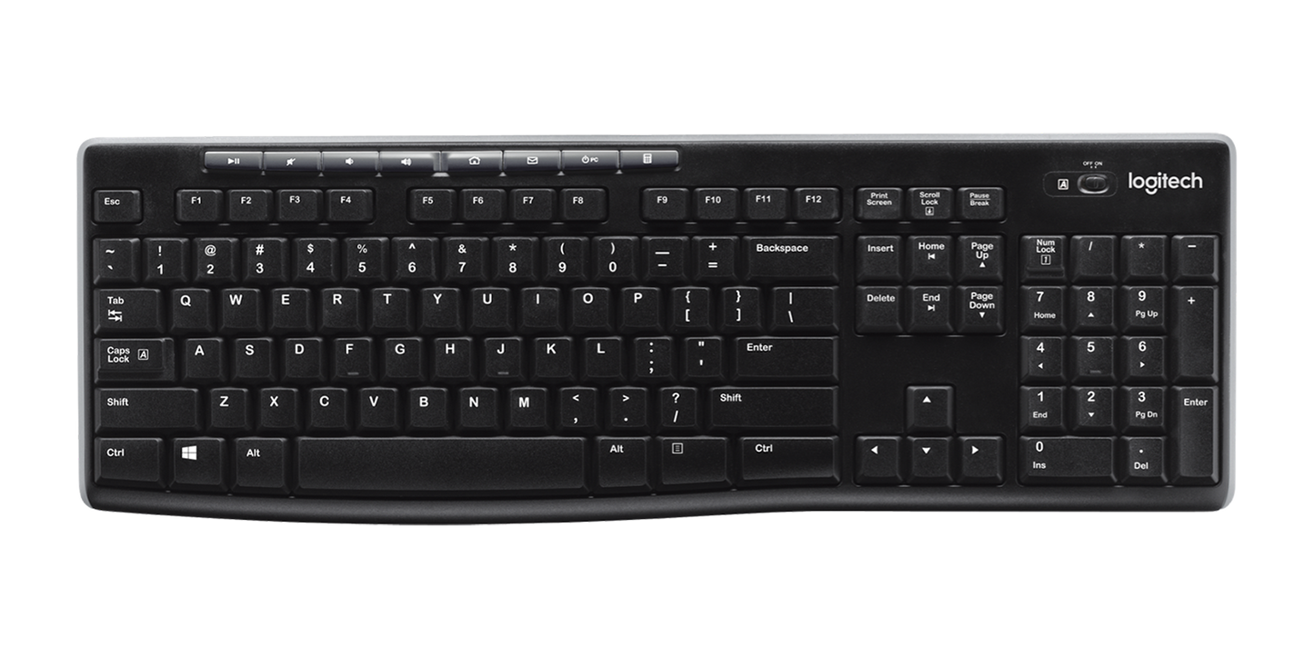 Logitech Wireless Keyboard K270 - Teclado Inalámbrico 920-004426