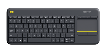 Logitech Wireless Touch Keyboard K400 Plus - Teclado Inalámbrico con Panel Táctil 920-004426